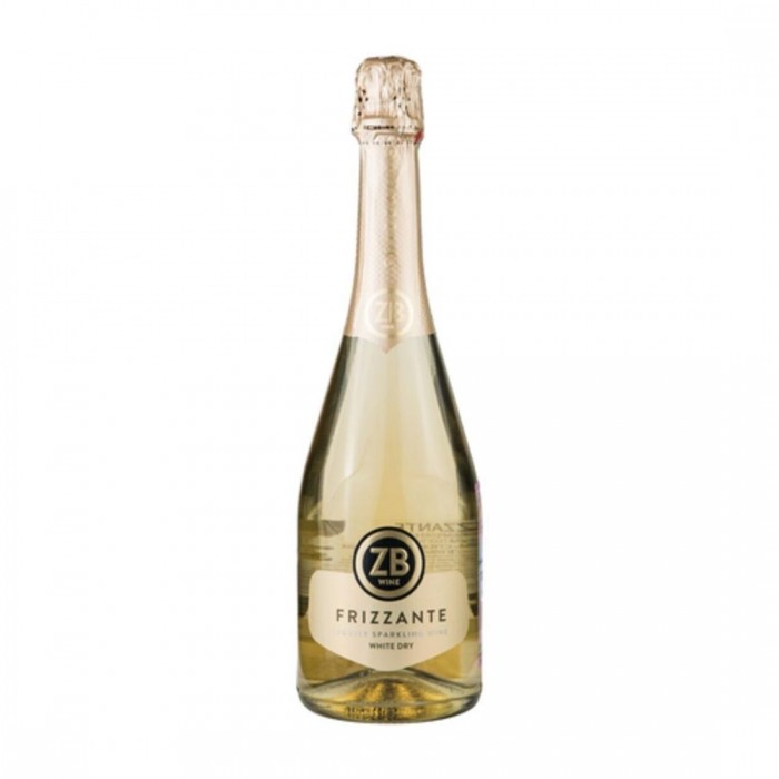 Вино игристое ZB Wine Frizzante белое сухое, 0.75л